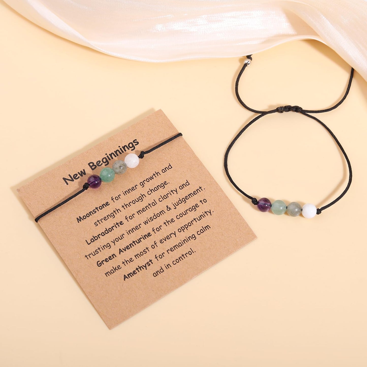 Empath Protection Bracelet Empath Bracelets Gifts for Her Natural Healing Crystal Beaded Bracelet, Tourmaline, Amethyst, Hematite, Rose Quartz, Jewelry for Best Friends Daughter Mom