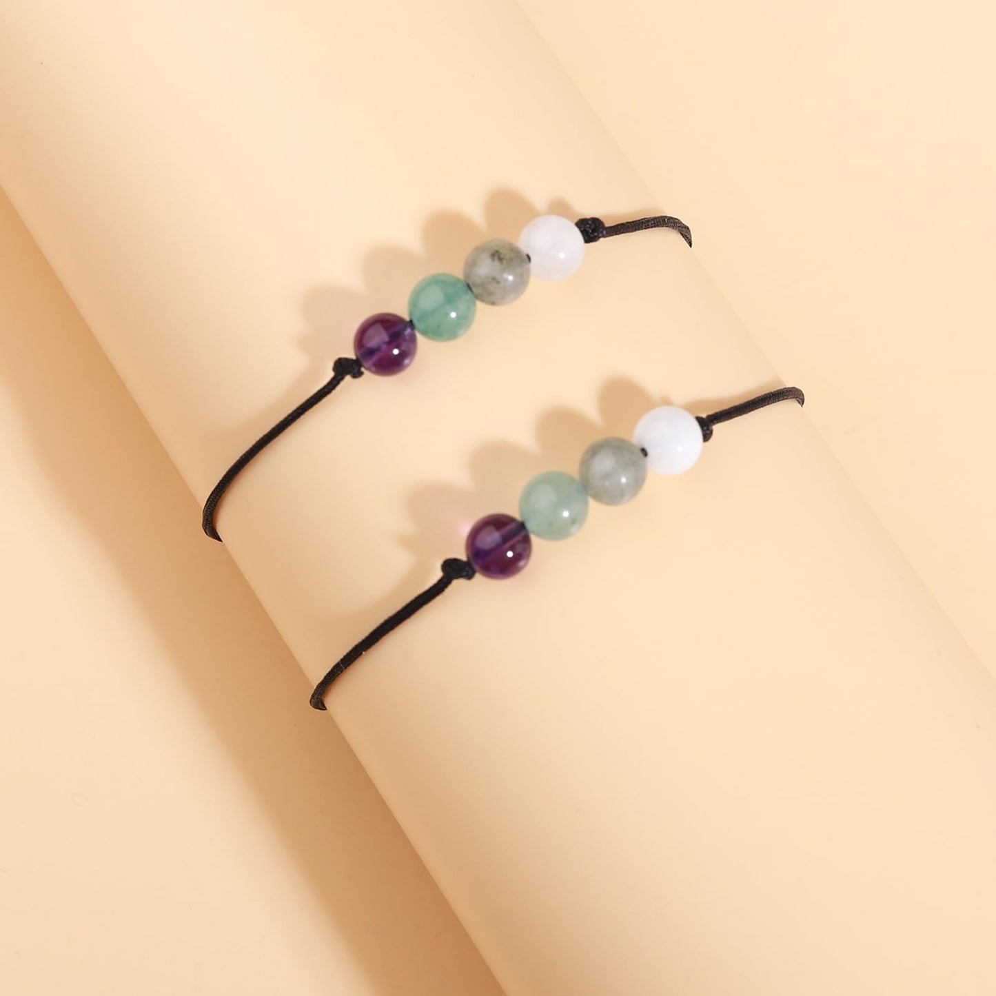 Empath Protection Bracelet Empath Bracelets Gifts for Her Natural Healing Crystal Beaded Bracelet, Tourmaline, Amethyst, Hematite, Rose Quartz, Jewelry for Best Friends Daughter Mom