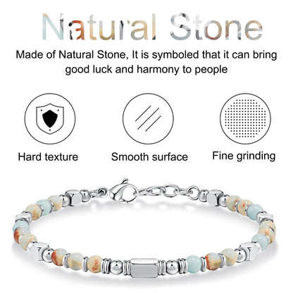 Beaded Bracelets for Women - Silver and Gold Boho Bracelets, Trendy Jewelry Gifts for Lover, Mom, Friends