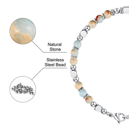 Beaded Bracelets for Women - Silver and Gold Boho Bracelets, Trendy Jewelry Gifts for Lover, Mom, Friends