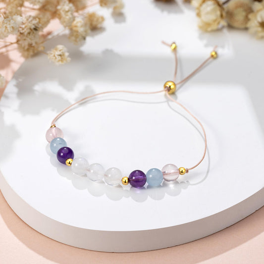 Moonstone Bracelet, New Beginnings Gifts for Women, Good Vibes Only Bracelet, Manifestation Gifts, Protection Bracelet, Positive Energy, Manifest Positivity, Happiness Bracelet Gift for Her