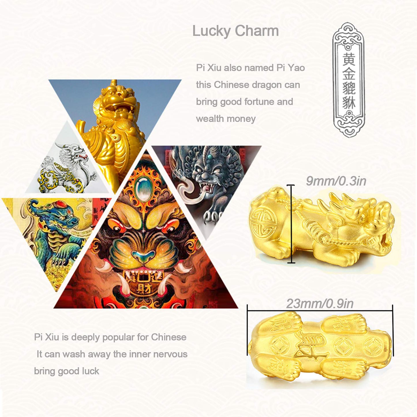 Feng Shui Good Luck Bracelets for Men Women Obsidian Bead Dragon Lucky Charm Bracelet Pixiu Pi Yao Attract Wealth Money Feng Shui Jewelry 3pcs/set