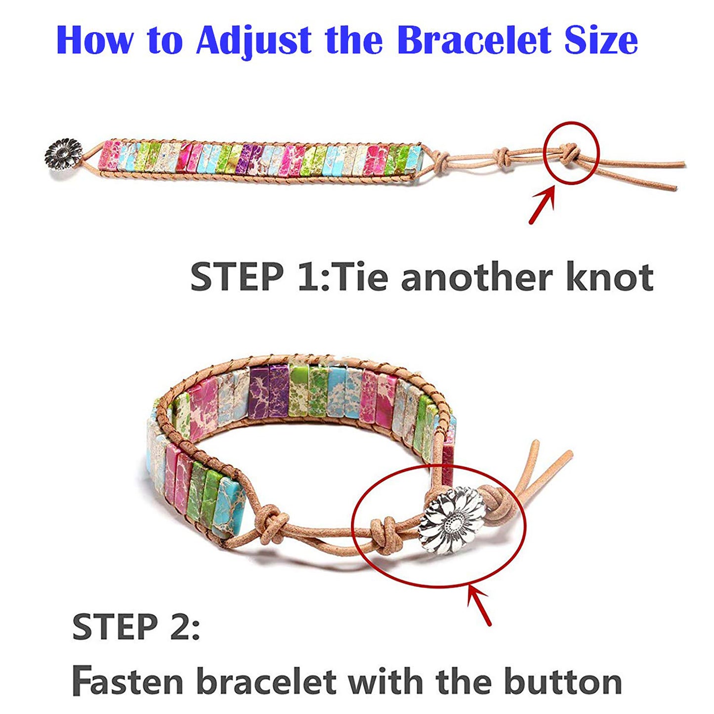7 Chakra Bracelets for Women with Real Stones Leather Wrap Healing Bead Bracelet Women Men Boho Friendship Jewelry