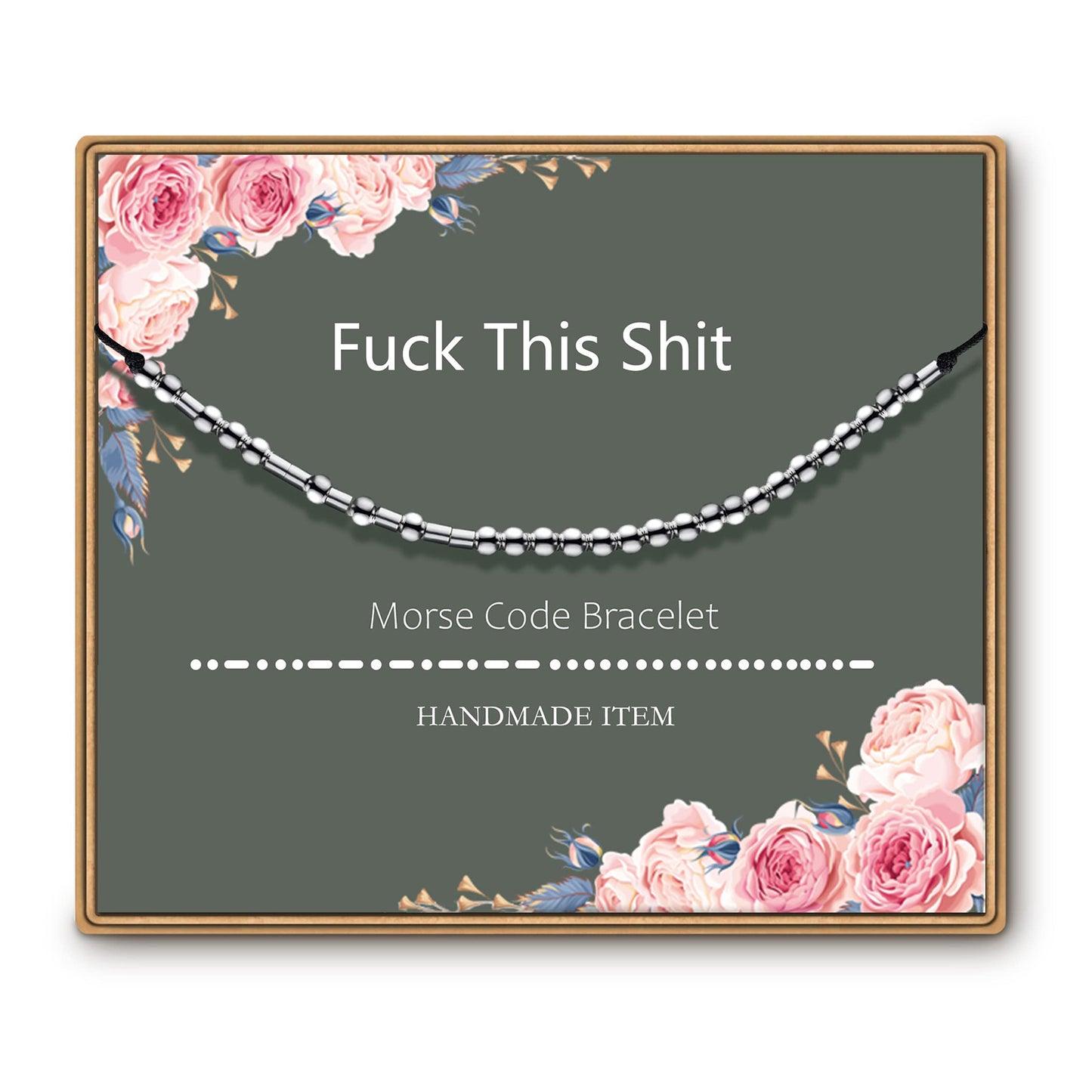 Morse Code Bracelets for Women, Funny Birthday Gifts, Best Friend Friendship Gifts