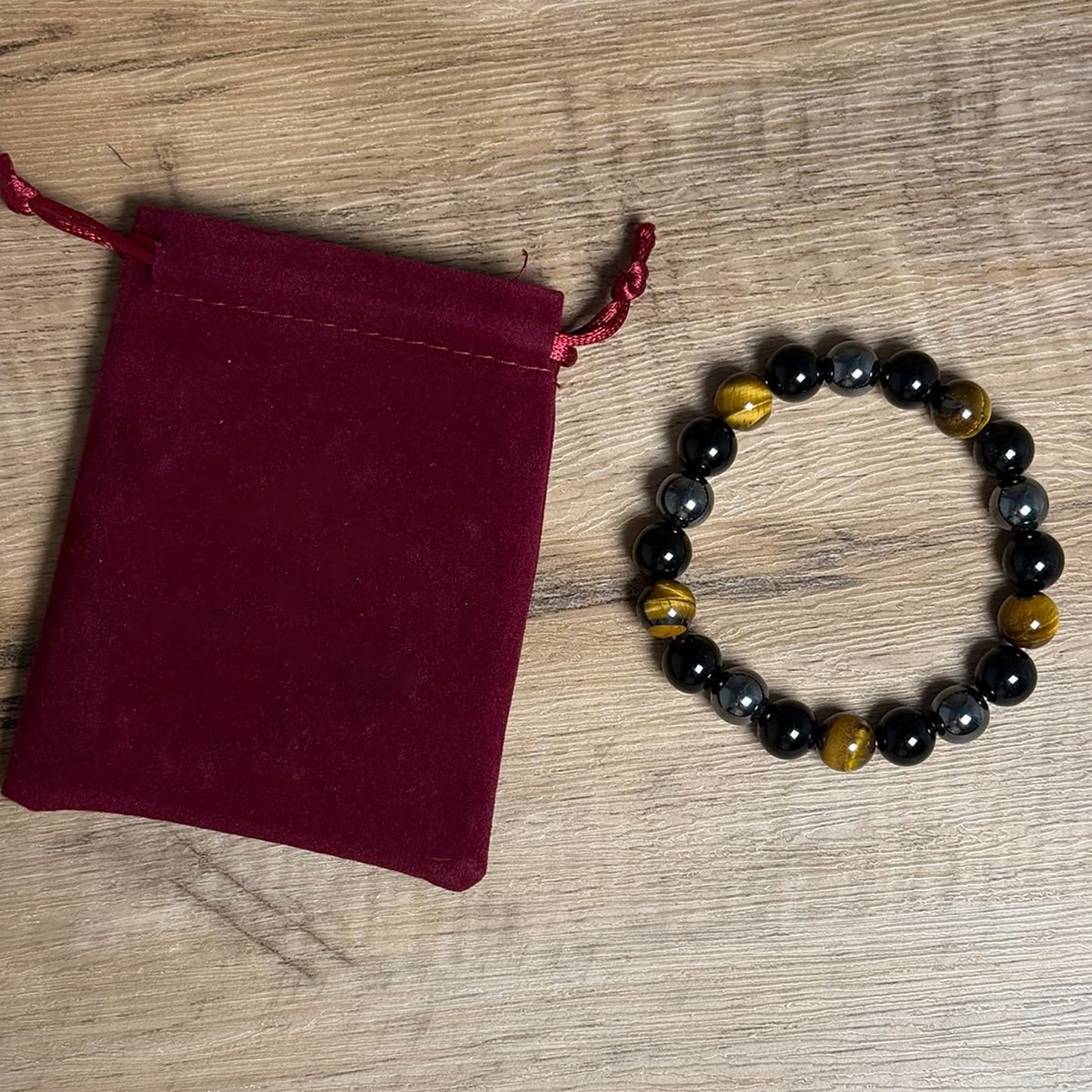 Jade Bracelet - Healing Crystal Wealth Bracelet - Jade Bracelet for Women Men - Bring Good Luck Prosperity and Emotional Balance - Adjustable Size Visit the Crystal Vibe Store